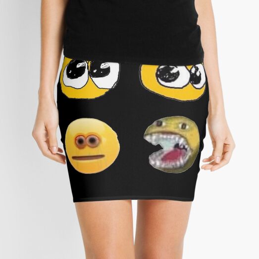 Cursed Emojis Pack Mini Skirt for Sale by kativan