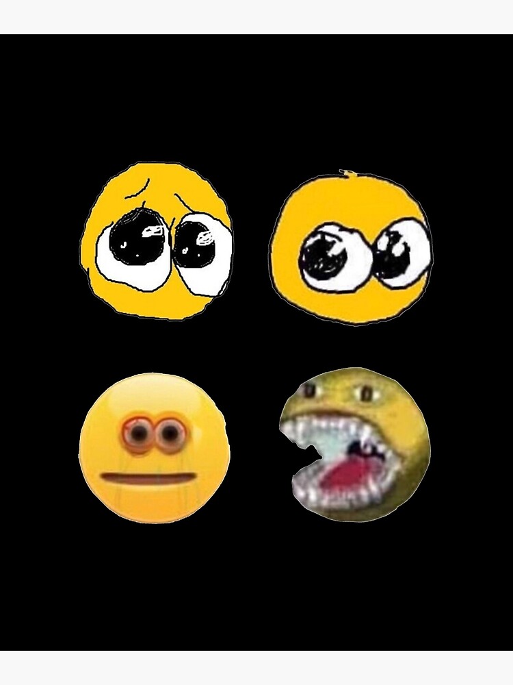Cursed Emoji Meme Coasters for Sale