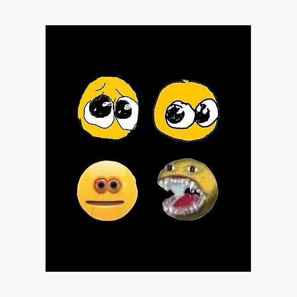 Cursed Emojis Pack Poster for Sale by Kaito Designs