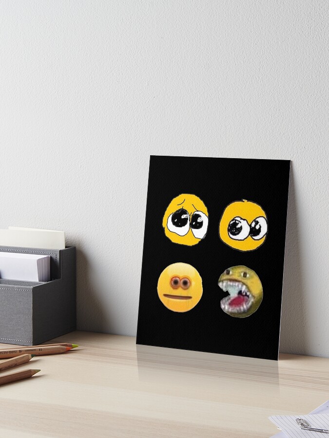 Cursed Emojis Meme, Cursed Emojis Anime Photographic Print for