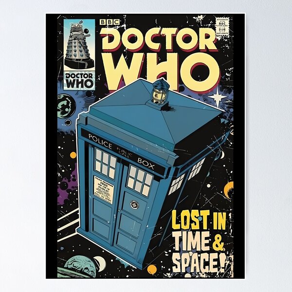 Item preview, Vintage Cover Comic Doctor - Lost In Time And Space 1963 designed and sold by BrightAubrey.