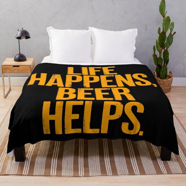 Item preview, Life happens, beer helps. v.8 designed and sold by x1brett.