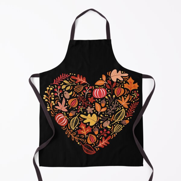 Item preview, Heart Shape Autumn Fall Season designed and sold by RedPumpFlash.