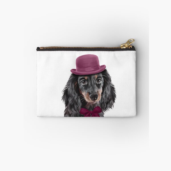 Item preview, Dog breed dachshund portrait oil painting designed and sold by bonidog.