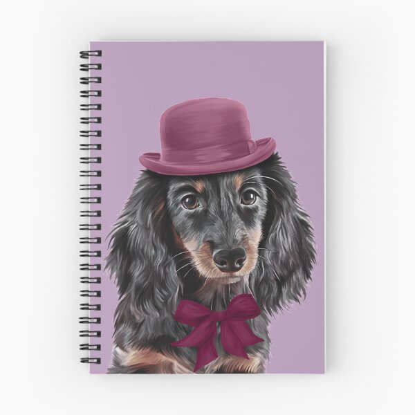 Item preview, Dog breed dachshund portrait oil painting designed and sold by bonidog.