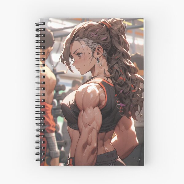 Item preview, Muscular Anime Girl Image, Anime Style Body Builder Girl, High Quality AI Images designed and sold by DigitAIShop.
