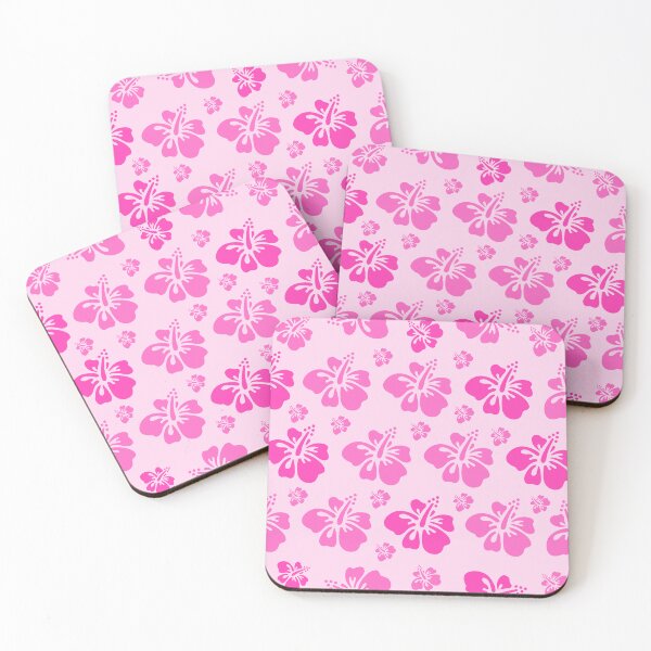 Item preview, Beautiful Pink Color Hibiscus Tropical Floral Hawaiian Flowers Island Pattern designed and sold by ArtisticAblaze.