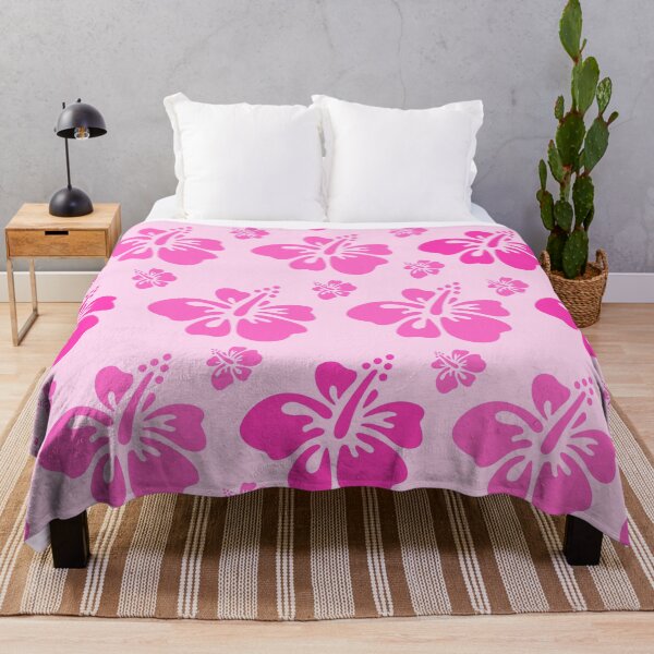 Item preview, Beautiful Pink Color Hibiscus Tropical Floral Hawaiian Flowers Island Pattern designed and sold by ArtisticAblaze.