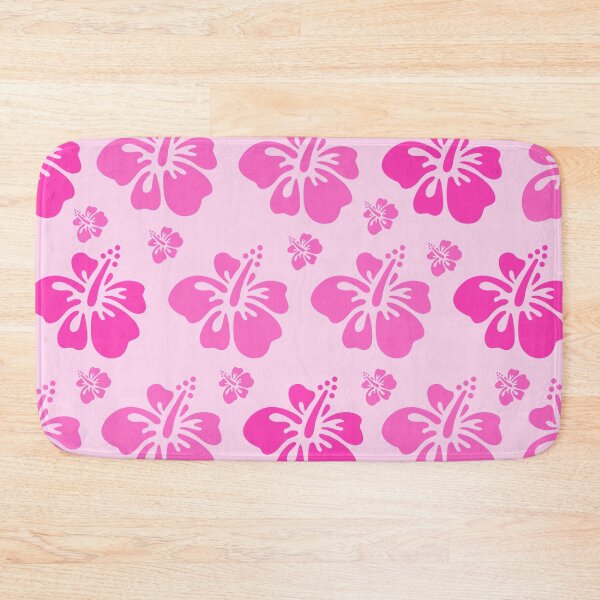 Item preview, Beautiful Pink Color Hibiscus Tropical Floral Hawaiian Flowers Island Pattern designed and sold by ArtisticAblaze.