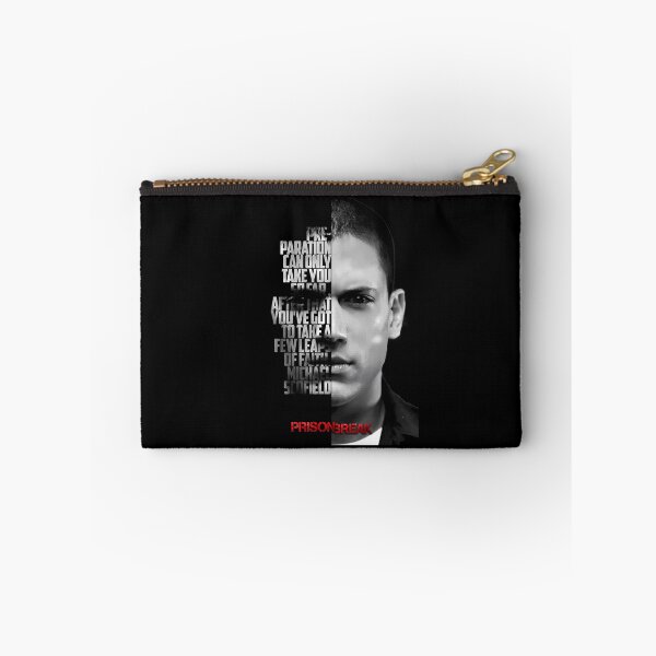 Item preview, Black and white Michael Scofield, Prison Break quote. designed and sold by LavaAryana.
