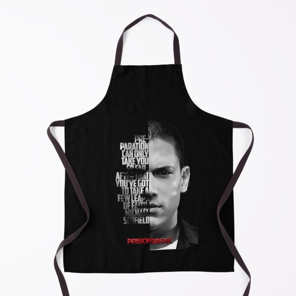 Item preview, Black and white Michael Scofield, Prison Break quote. designed and sold by LavaAryana.