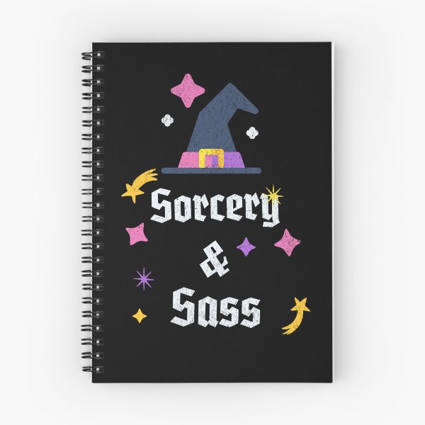 Item preview, Sorcery & Sass - Enchantingly Funny Halloween designed and sold by WildWoodWaver.