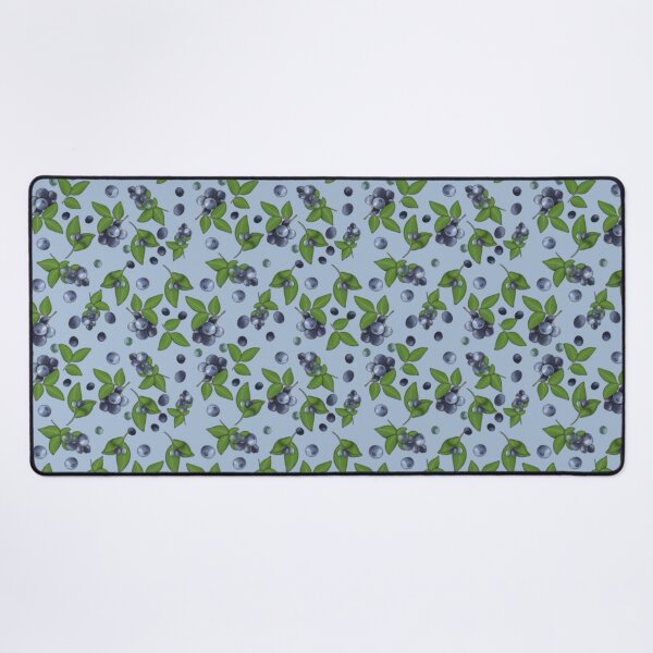 Item preview, Blueberries on a blue background designed and sold by Natalia Ruzhyna.