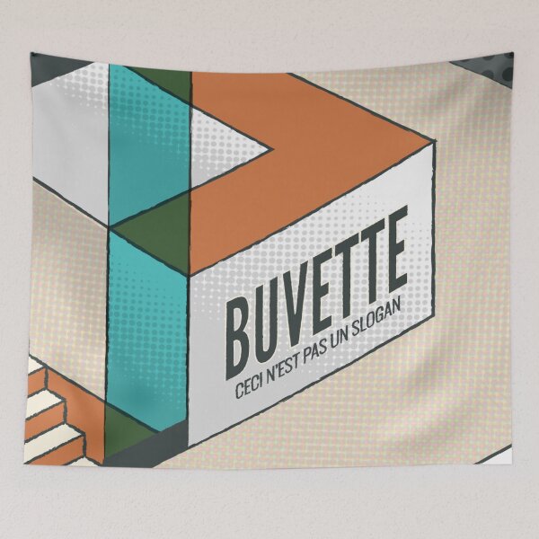 Item preview, The snack bar at the salon of the departable slogan designed and sold by Cyrille BRG.