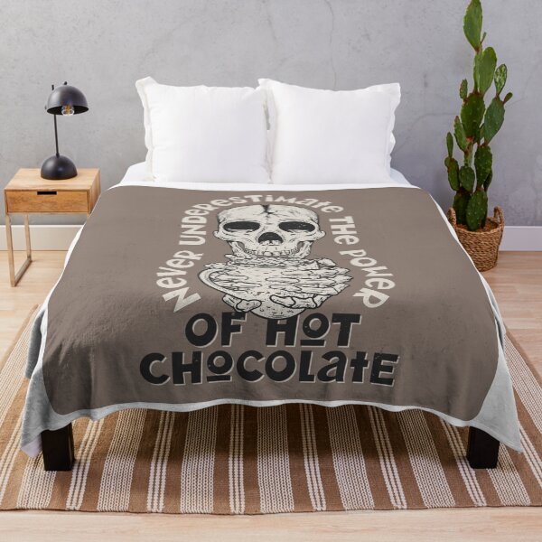 Item preview, Never Underestimate The Power Of Hot Chocolate designed and sold by ArtIlusshop.