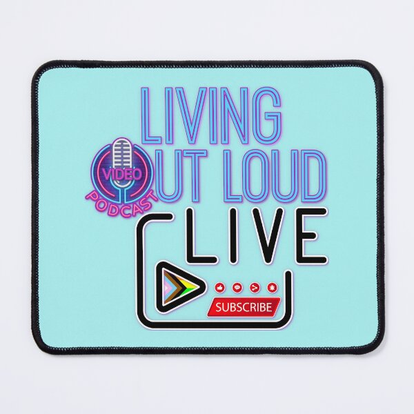 Item preview, Living Out Loud Live Logo- teal  designed and sold by Living Out Loud with Laura.