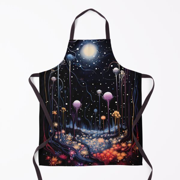 Item preview, Fairy Cosmic Landscape of Flowers and Space Sky with Shining Stars designed and sold by Je-we.