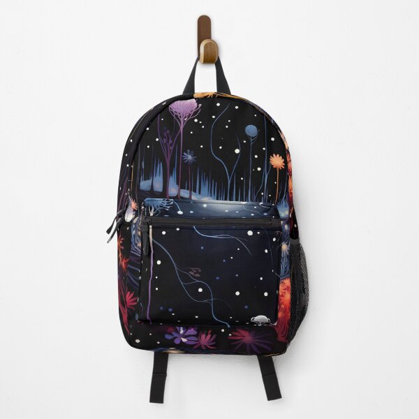 Item preview, Fairy Cosmic Landscape of Flowers and Space Sky with Shining Stars designed and sold by Je-we.
