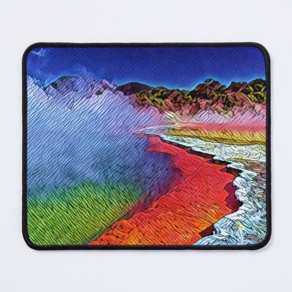 Item preview, A Pop Art Travel Print of Wai-O-Tapu Thermal - New Zealand designed and sold by StudioRedKoala.