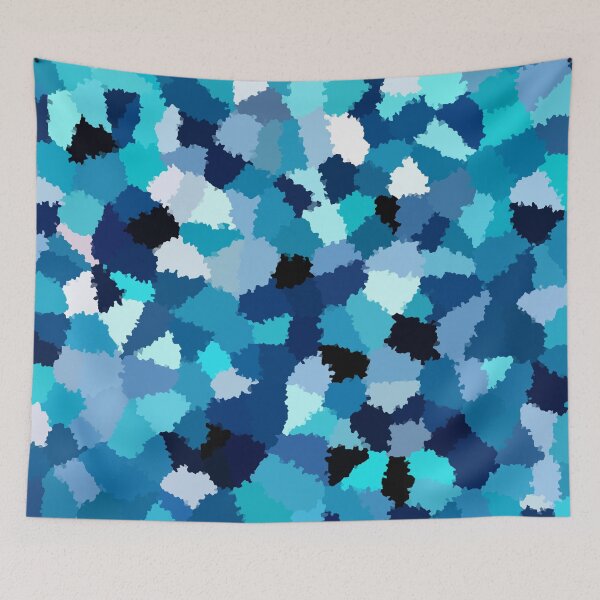 Item preview, Muted Blue Abstract designed and sold by PatternTitan.