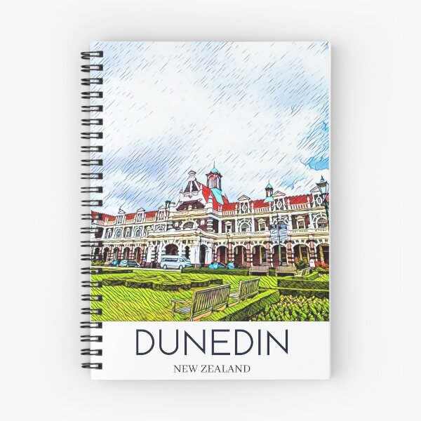 Item preview, A Pop Art Travel Print of Dunedin - New Zealand designed and sold by StudioRedKoala.