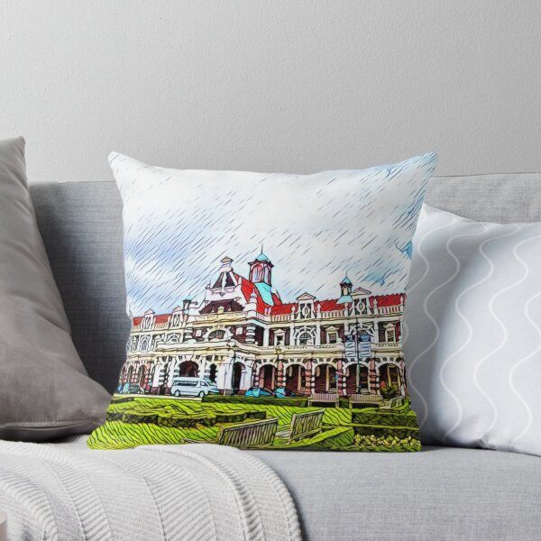 Item preview, A Pop Art Travel Print of Dunedin - New Zealand designed and sold by StudioRedKoala.