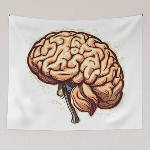 Item preview, Brain Power: A Colorful and Creative Artwork designed and sold by attpavitra.