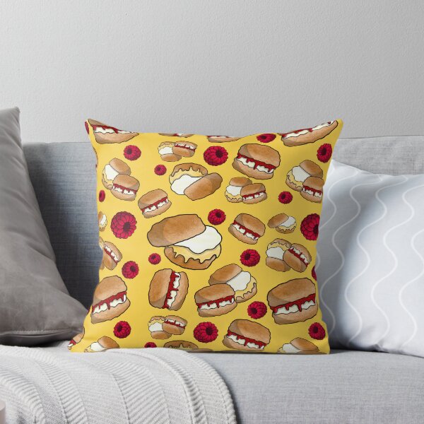 Item preview, Scones Pattern (Yellow) designed and sold by honeybeepaper.