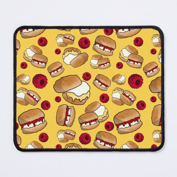 Item preview, Scones Pattern (Yellow) designed and sold by honeybeepaper.