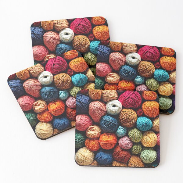 Item preview, The artwork made entirely of colorful yarn was a mesmerizing tapestry of vibrant hues.  designed and sold by Best-Art-32.
