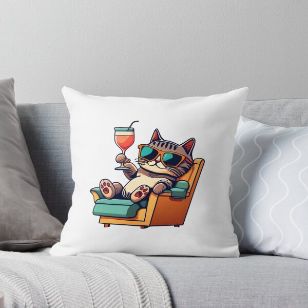 Item preview, Cat Kitten Relaxing Cozy Content Sitting designed and sold by w1ckerman.