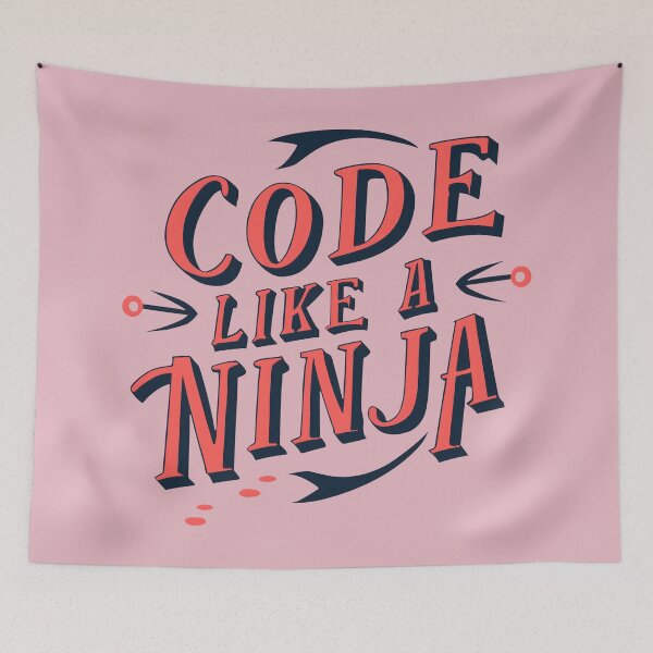 Item preview, Code like a Ninja designed and sold by RocketArtInd.