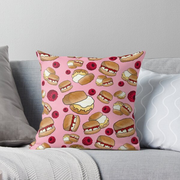 Item preview, Scones Pattern (Light Pink) designed and sold by honeybeepaper.