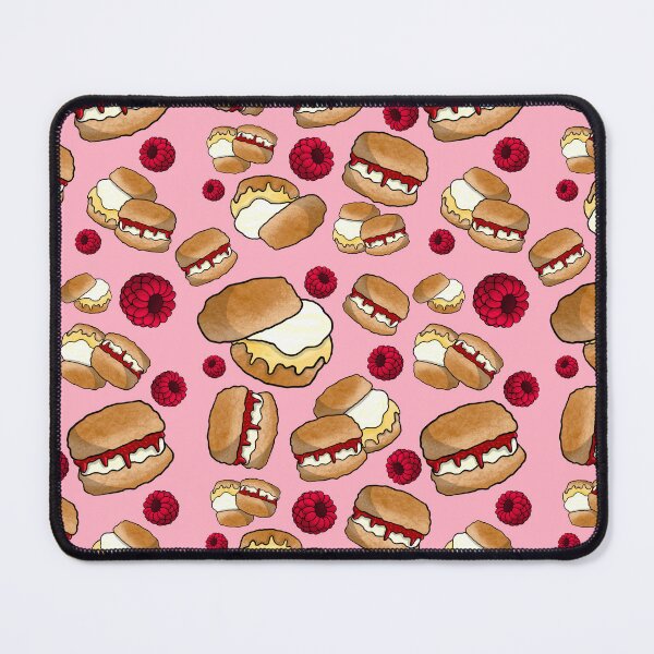 Item preview, Scones Pattern (Light Pink) designed and sold by honeybeepaper.