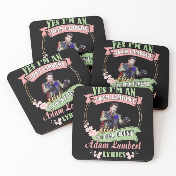Item preview, YES I&x27;M AN ADAM LAMBERT GIRL YES I SPEAK FLUENT ADAM LAMBERT LYRICS designed and sold by KerryInsideOut.