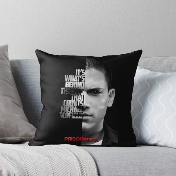 Item preview, Black and white Michael Scofield, Prison Break quote. designed and sold by LavaAryana.