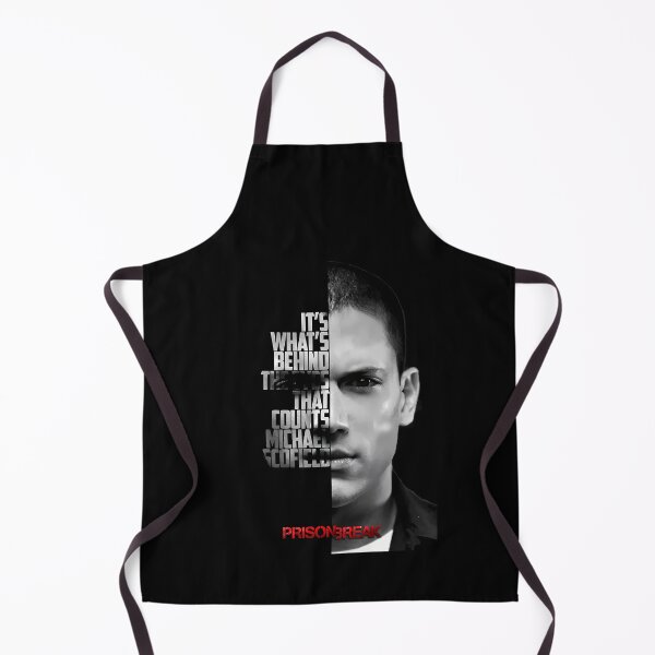 Item preview, Black and white Michael Scofield, Prison Break quote. designed and sold by LavaAryana.