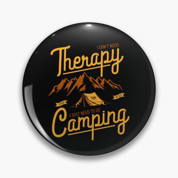 Item preview, Camping is my therapy designed and sold by occorocks.