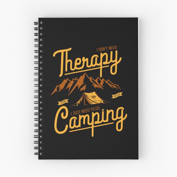 Item preview, Camping is my therapy designed and sold by occorocks.