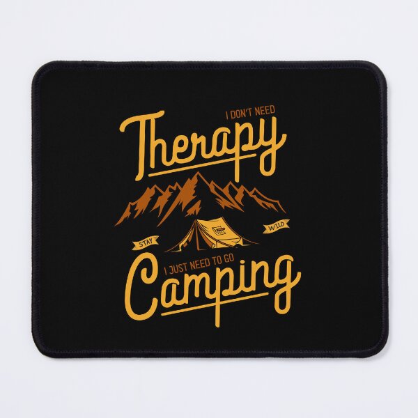Item preview, Camping is my therapy designed and sold by occorocks.