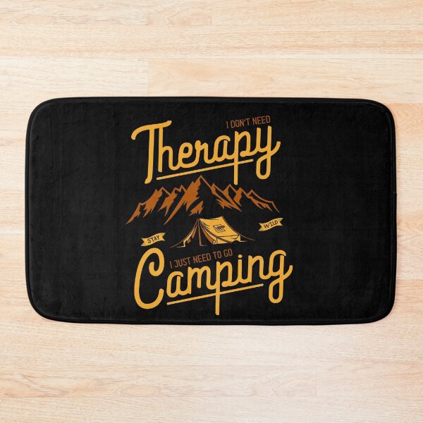 Item preview, Camping is my therapy designed and sold by occorocks.