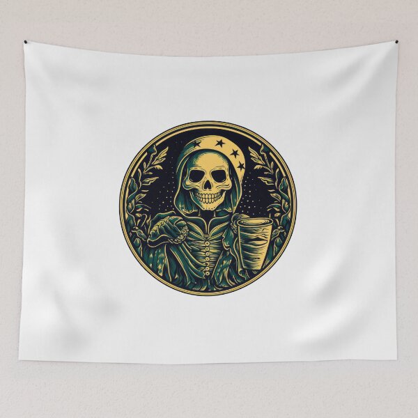 Item preview, Hoody Skeleton with Coffee ll designed and sold by PaTToStudio.