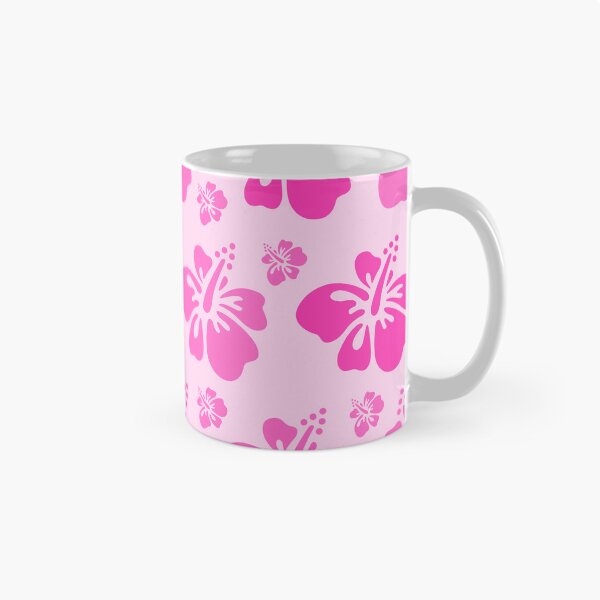 Item preview, Beautiful Pink Color Hibiscus Tropical Floral Hawaiian Flowers Island Pattern designed and sold by ArtisticAblaze.