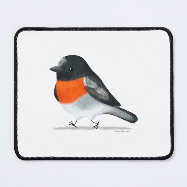 Item preview, Scarlet Robin Bird designed and sold by julianamotzko.
