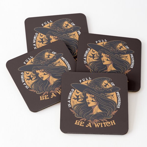 Item preview, witch wears a hat Halloween Theme designed and sold by ShawishArt.