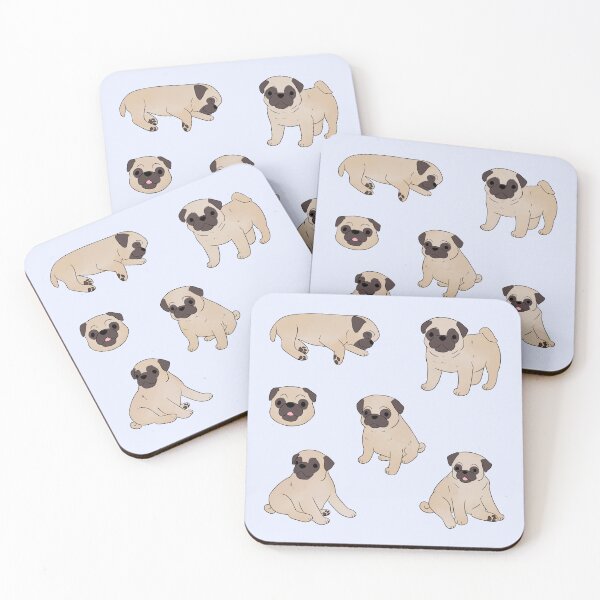 Item preview, Cute pug dog pack designed and sold by Yaragold.