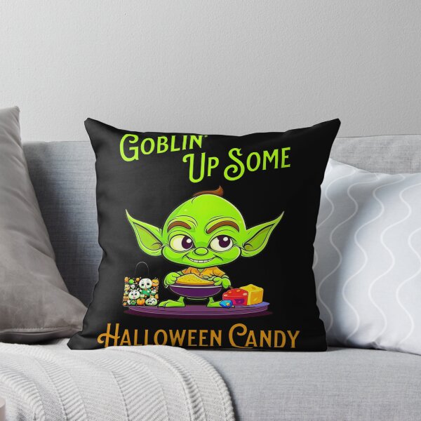 Item preview, Goblin Up Some Halloween Candy designed and sold by 5PointsDigital.