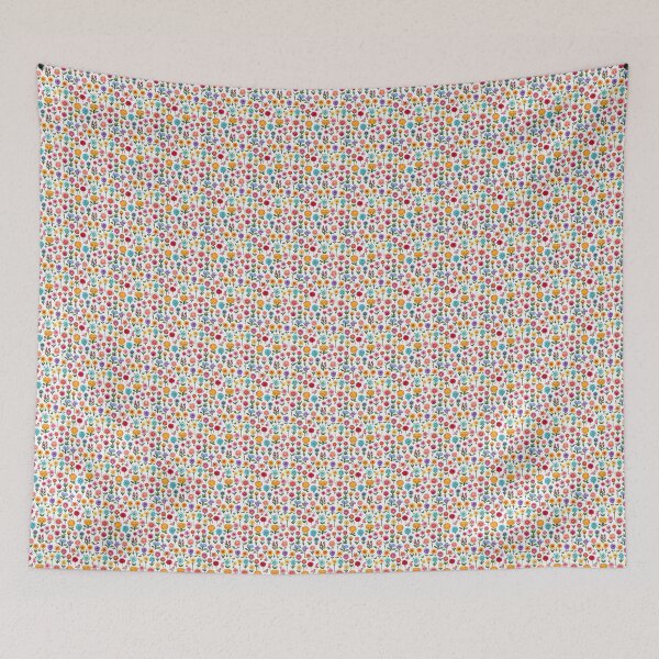Item preview, Colorful Vintage Retro Flowers 90s designed and sold by MoshieShop.