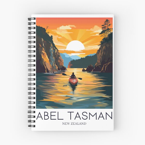 Item preview, A Pop Art Travel Print of Abel Tasman National Park - New Zealand designed and sold by StudioRedKoala.