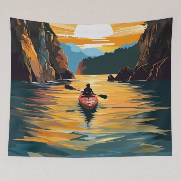 Item preview, A Pop Art Travel Print of Abel Tasman National Park - New Zealand designed and sold by StudioRedKoala.